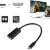Type C to HDMI Adapter Female HDTV 1080p USB-C USB 3.1 Male 4K Adapter for for