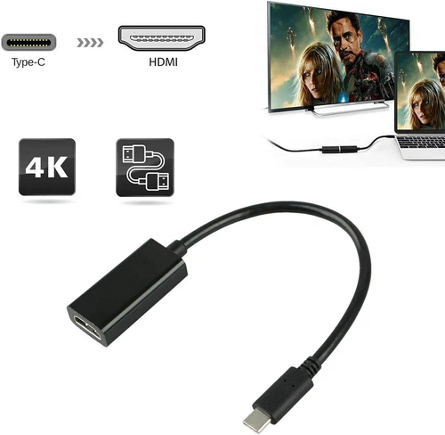 Type C to HDMI Adapter Female HDTV 1080p USB-C USB 3.1 Male 4K Adapter for for