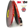 s-l500-166.webp 3M VHB Double Sided Tape Heavy Duty Strong Adhesive Mounting Foam Roll Black UK