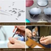 Glasses Repair Kit Spectacles Screws Nose Pads Optical Repair Tool Set UK