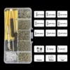 Glasses Repair Kit Spectacles Screws Nose Pads Optical Repair Tool Set UK