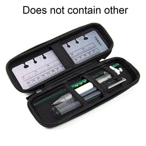 s-l500-217.webp Black EVA Hard Shell Stylus Pen Earphone Case Pencil Storage Zipper Box uk