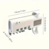 s-l500-230.webp Sterilizer Toothbrush Holder Clean And No-Drill Wall Toothpaste Dispenser