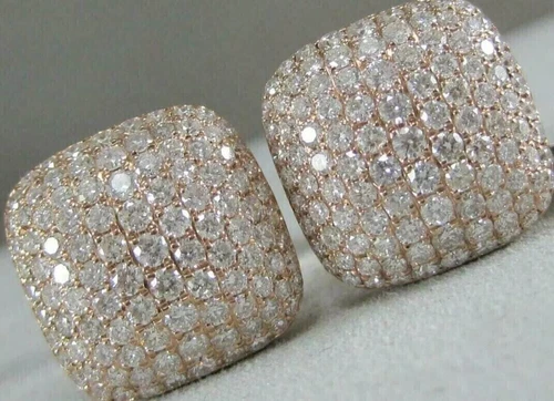 s-l500-280.webp 3 CT Round Cut Lab Created Diamond Men's Wedding Cufflinks 14K Rose Gold Plated