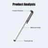 10x STYLUS PENS SCREEN TOUCH RUBBER TIP FOR TABLET ANDROID MOBILE PHONES