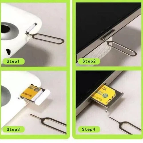 10x SIM Card Removal Tools – Ejector Pin Set for iPhone, iPad & Smartphones uk