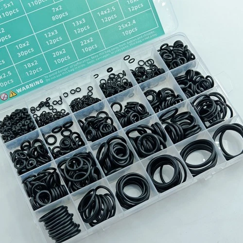 s-l500-32.webp 1020pcs Nitrile Silicone O Ring Seal Kit Oil Resistant Rubber Gasket Assortment