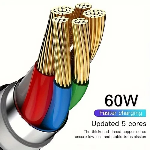 s-l500-326.webp 60W Type C to Type C Cable USB C Fast Charger Lead For iPhone 17 Pro Max 17 Air