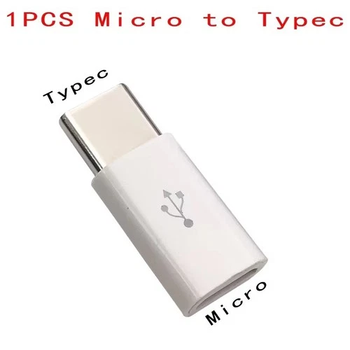 s-l500-331.webp Micro USB Male to USB-C Female Adapter Converter Type C Charging Data uk