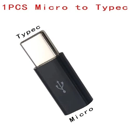 s-l500-333.webp Micro USB Male to USB-C Female Adapter Converter Type C Charging Data uk