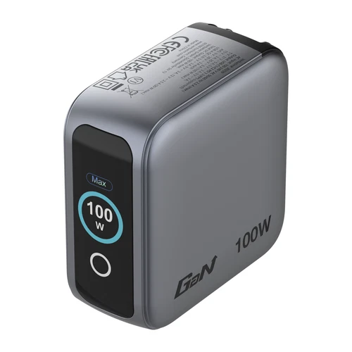 s-l500-351.webp Verbatim Mini GaN Charger with Display - 100W 3-Port Wall Charger with USB Cable