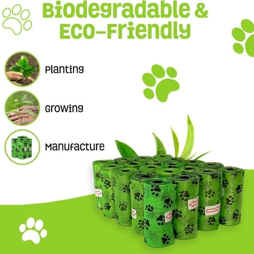 540 Dog Poop Bags Rolls Poo Waste Biodegradable Doggy Large Strong Thick Pet Eco