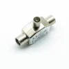 PRO METAL 2 Way COAX TV Aerial Cable Splitter 1 x FEMALE to 2 x MALE