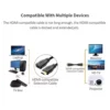 HDMI 4K Cable Male To Female Converter Short Extension Cable Fire TV uk