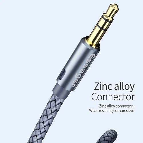 s-l500-391.webp Essager 3.5mm Stereo Jack Audio Aux Braided Cable Male to Male. 0.5m - 5m
