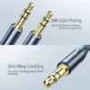 Essager 3.5mm Stereo Jack Audio Aux Braided Cable Male to Male. 0.5m - 5m