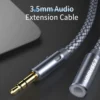 3.5mm Audio Aux Extension Cable Male to Female Jack Headphone Adapter Cord