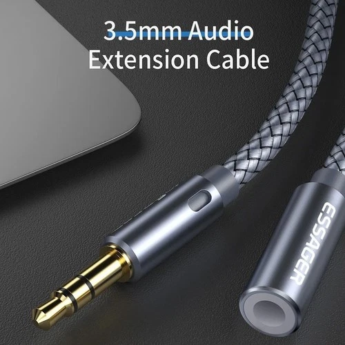 3.5mm Audio Aux Extension Cable Male to Female Jack Headphone Adapter Cord