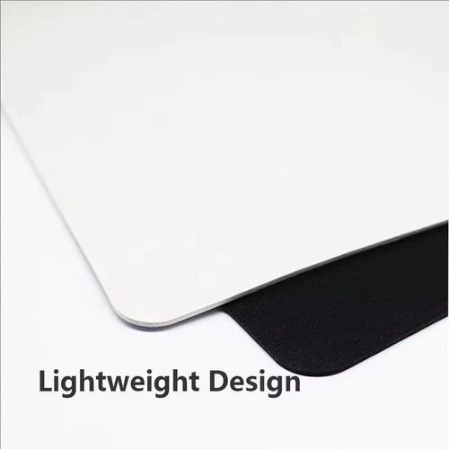 s-l500-49.webp Black Mouse Pad Mat 28x22cm Non Slip Rubber Base Stitched Edge Gaming Office PC