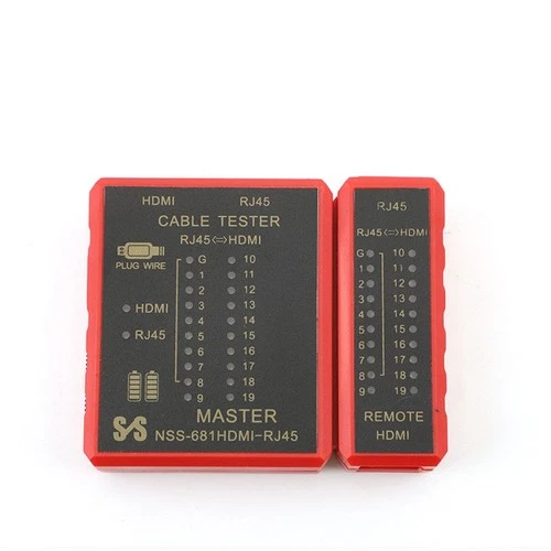 HDMI RJ45 RJ11 Network Cable Tester LAN Ethernet POE Wire Test Tool UK