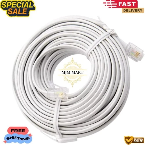 RJ11 to RJ11 Cable ADSL BT SKY Broadband Modem Internet DSL Land Line Lead Lot