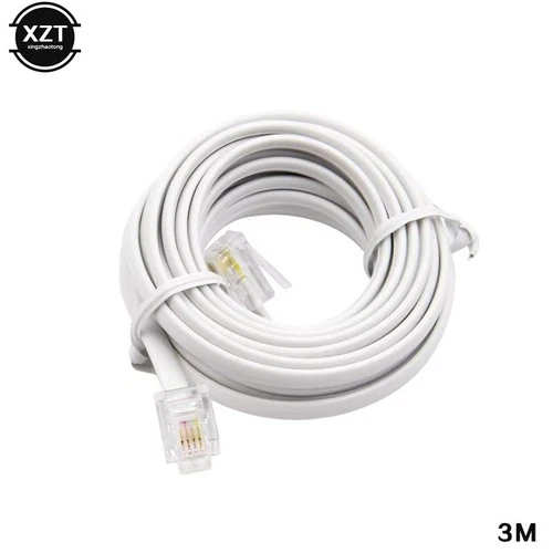 RJ11 to RJ11 Cable ADSL BT SKY Broadband Modem Internet DSL Land Line Lead Lot