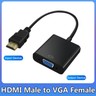 HDMI To VGA HD 1080P HDTV Video Audio Converter Box Adapter For PC uk