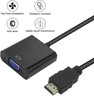 HDMI To VGA HD 1080P HDTV Video Audio Converter Box Adapter For PC uk
