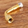 2X 90 Degree Angle Tyre Valve Extension Adaptor Motorcycle Motorbike Car Bike