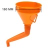 Universal Car Fuel Funnel Telescopic Oil Filling Funnel Detachable Hose Red