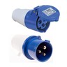 s-l96-126.jpg Mains Hook Up Site 3 Pin Plug & Socket 240V 16A IP44 Camping Caravan Motorhome