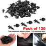 s-l96-133.jpg 100 X Fit 8mm Hole Car Body Plastic Rivets Fastener Fender Bumper Push Pin Clip