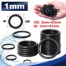 s-l96-2.jpg NBR Nitrile Rubber O‑Ring Seals, 1.0mm Cross Section, Outer Diameter 3mm ‑ 63mm