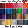 s-l96-30.jpg 2mm Waxed Cotton Cord 10m to 50m Jewellery Craft Making Bracelet Necklace String