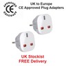 UK to EU or USA 2 Pin USB + PD Plug Adapter Travel Fast Charger Adaptor