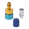 s-l96-87.jpg 2x Couplers Connectors Adapters R1234YF to R134A High&Low Side Quick Coupler uk