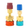 s-l96-88.jpg 2x Couplers Connectors Adapters R1234YF to R134A High&Low Side Quick Coupler uk